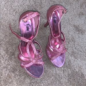 Pink heels